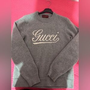 Gucci wool sweater with Gucci intarsia